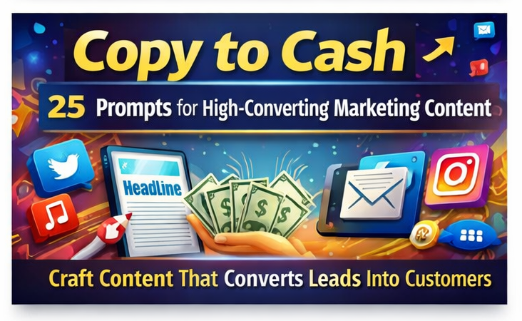 AI Copywriting Kit: 25 Prompts for Sales Pages, Ads & Emails That Convert